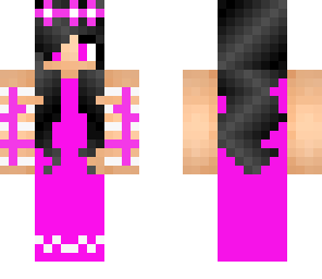 pink flower girl
