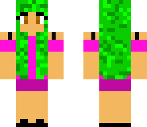 pink and green