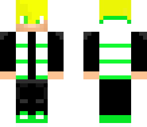 white and green