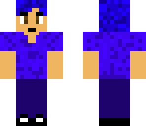 all blue boy