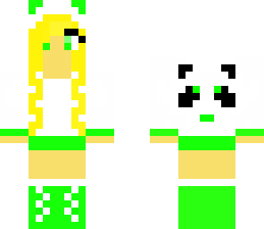 green panda