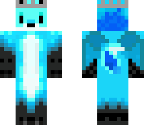 ice fox with a crown