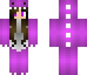 purple dino girl
