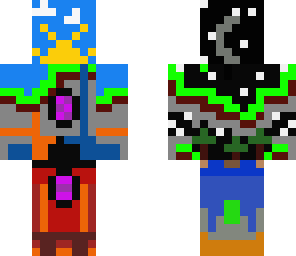 minecraft on a skin