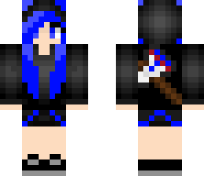 the blue girl