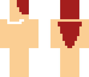 skin base with red hair