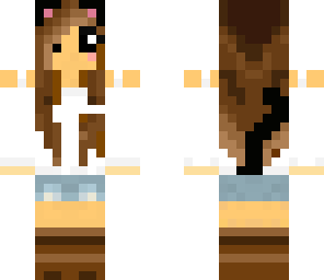 cat skin girl