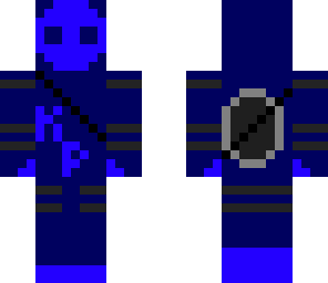 knife party blue purple suit