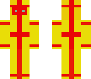 yellow and red man