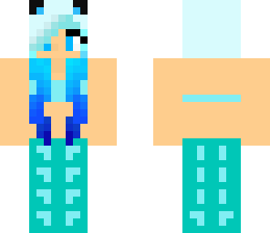 blue girl mermaid