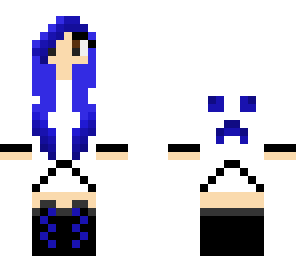 blue creeper girl
