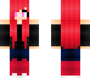 red gamer girl