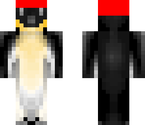 penguin with a hat