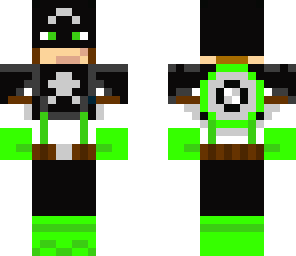 captain america black green
