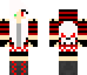 red emo girl