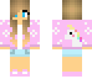 edited unicorn girl