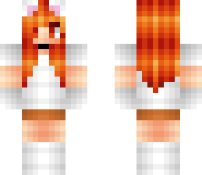 orange cat girl