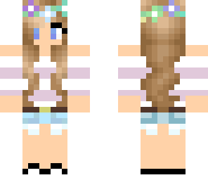 pastel flower girl