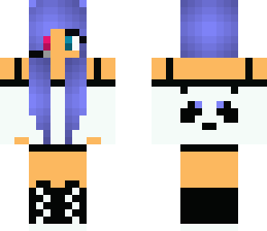 panda gamer girl