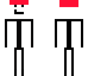stickman with a hat