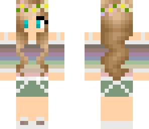 rainbow flower girl