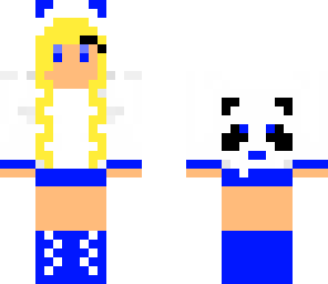 blue panda