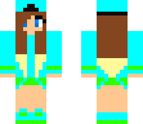blue girl