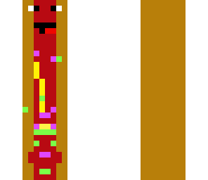 messy hotdog