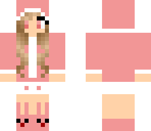 pink bunny girl