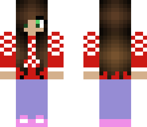 red sweater girl