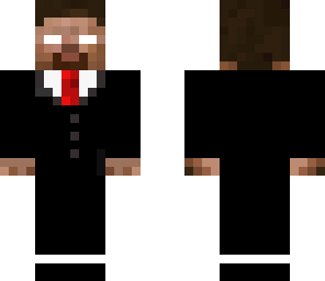 herobrine in a suit