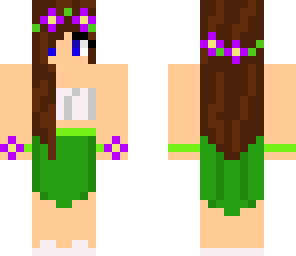 cute hawian hula dancer