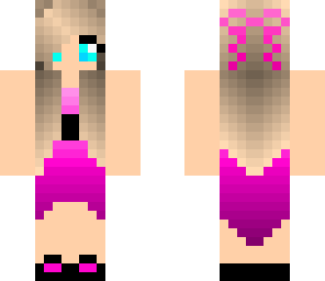 pink prom girl