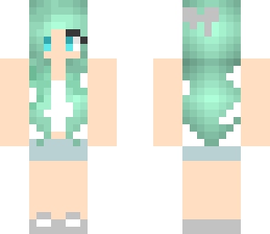 blue haired girl