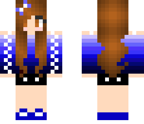 blue girl