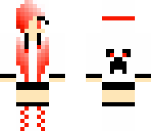 red creeper girl
