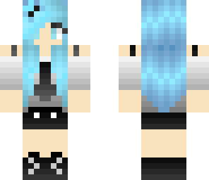 skin edit 2 blue girl