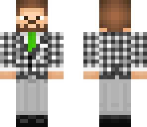 checkered suit