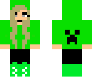 mob girls - creeper girl