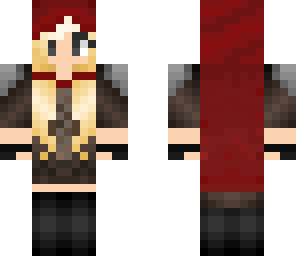 maroon cloak