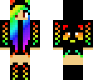 rainbow panda girl