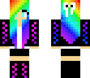 cute rainbow girl