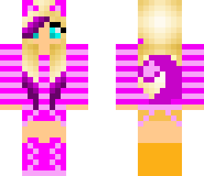 pink cat girl