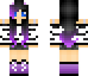 purple tiger girl