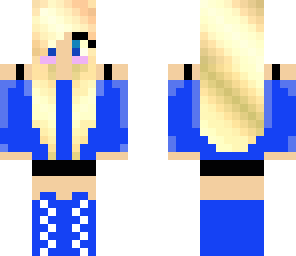 cute blue girl