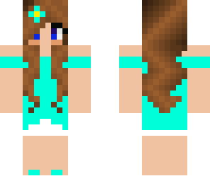 teal girl