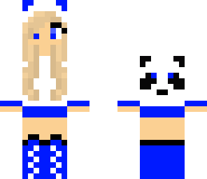 blue panda