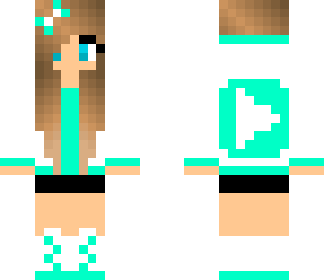 blue youtube girl