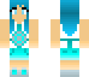 blue girl