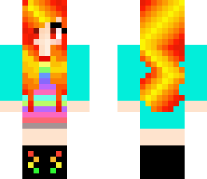 rainbow mini dress